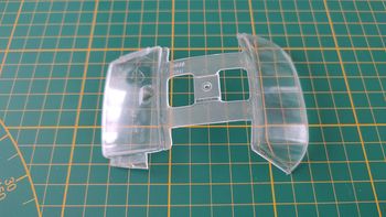 Ensemble vitre pièce détachée Ferrari gto 1962 miniature maquette 1/18 1/18e burago #B73