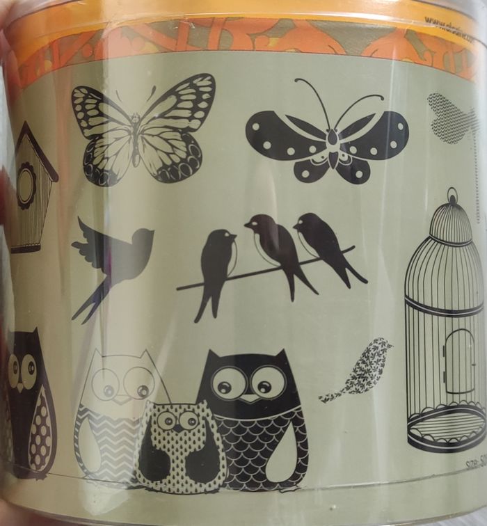 12 tampons hiboux, oiseaux, papillons,etc. aladine + 1 encre noire, boîte neuve - photo numéro 2