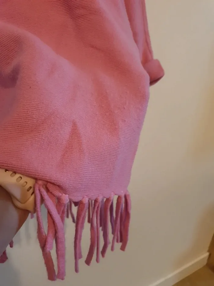 Pull franges rose vintage - photo numéro 4