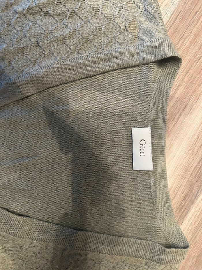 Gilet sans manches femme couleur taupe - photo numéro 5