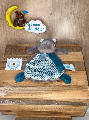 NAT249 Doudou hippopotame 🦛 babynat