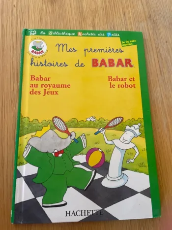Livre mes premières histoires de babar