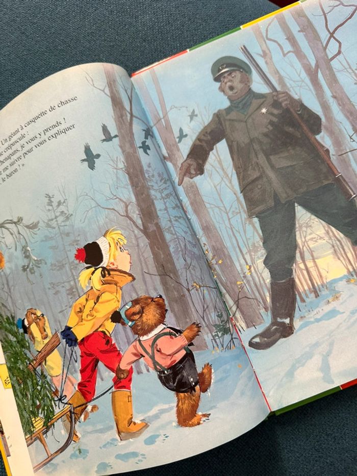 Livre rare Le Noël de Caroline fête album bd Pierre Probst bords multicolores - photo numéro 4