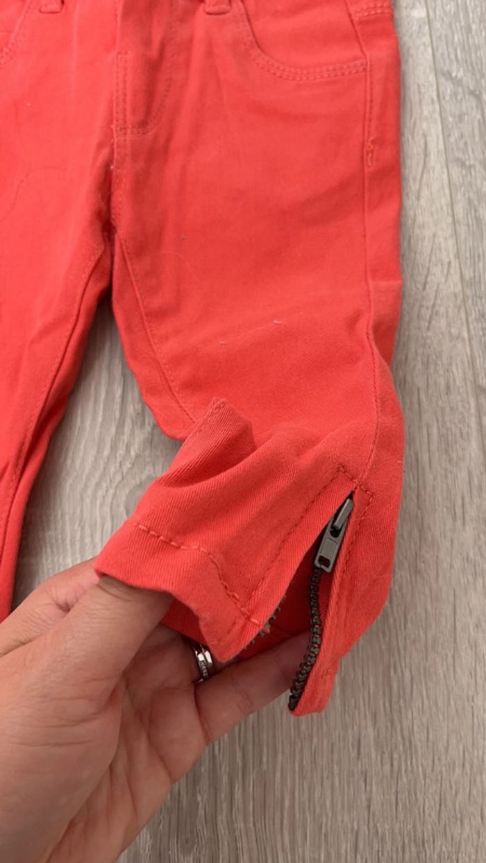 Pantalon orangé bébé fille - photo numéro 2