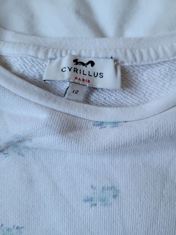 Robe blanche à motifs bleus cyrillus - photo numéro 4