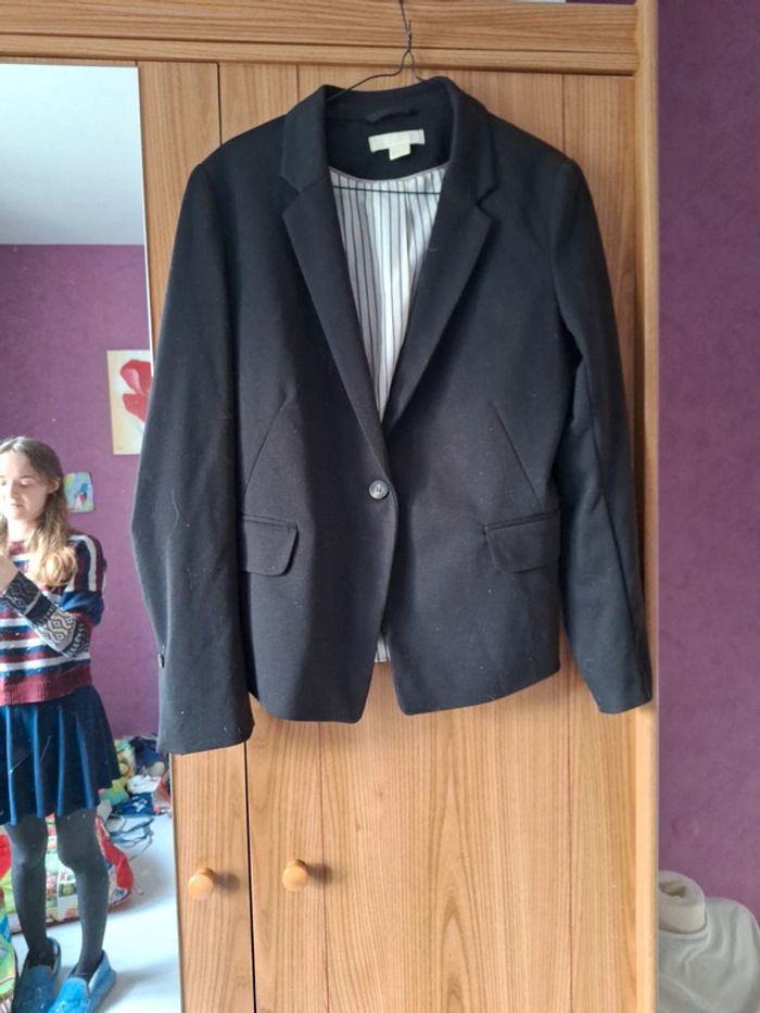 Blazer h &m noir 38 - photo numéro 2
