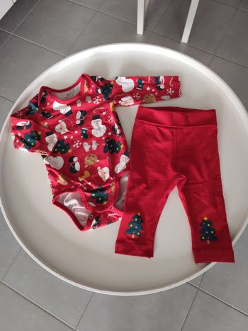 Ensemble body + legging Noël