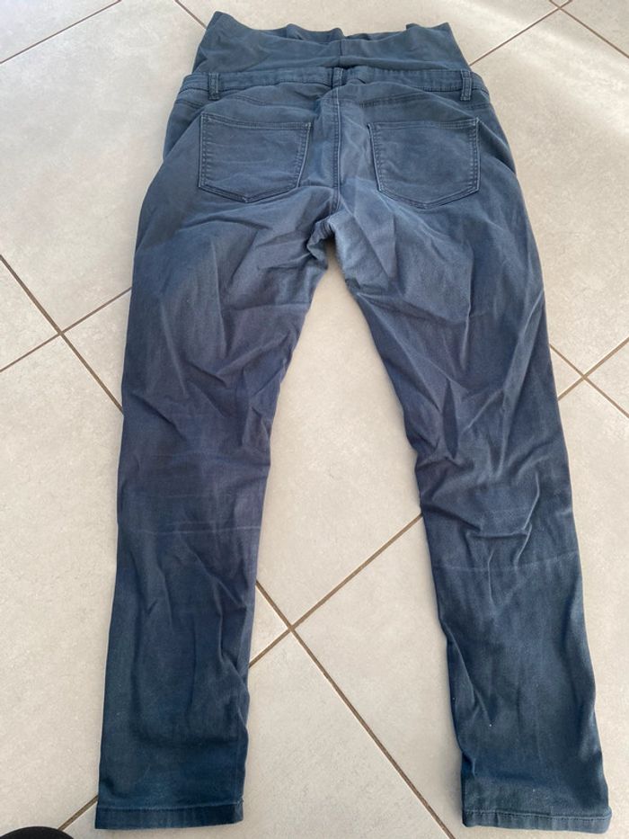 Pantalon bleu Jean grossesse gemo 42 - photo numéro 3