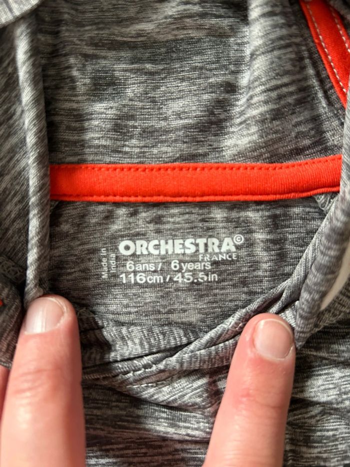 Tee shirt de sport orchestra 6 ans - photo numéro 3