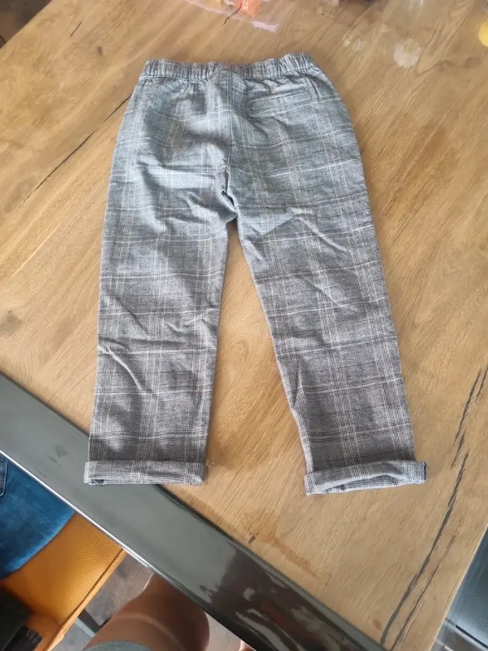 Pantalon fluide motif écossais - photo numéro 3