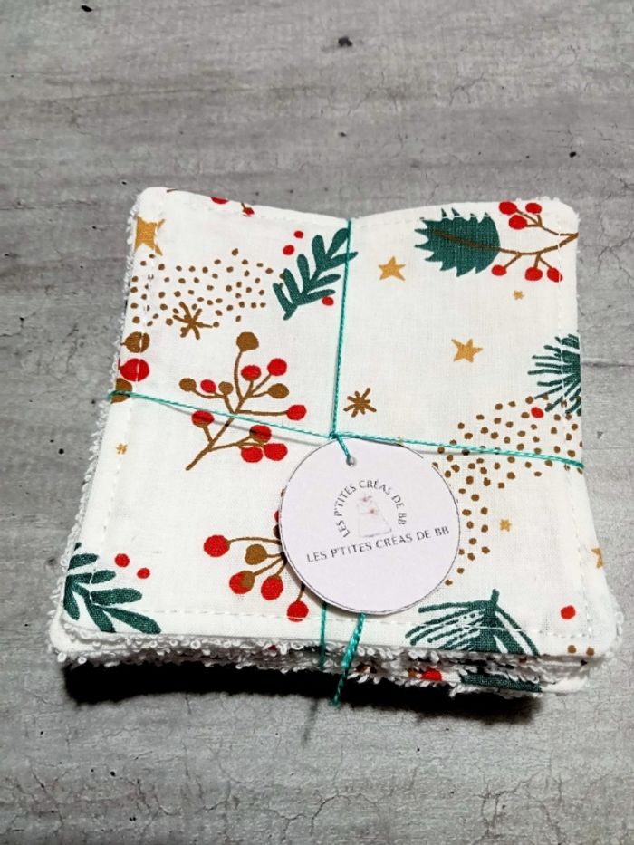 Lingettes pour bébé ou démaquillantes lavables et réutilisables