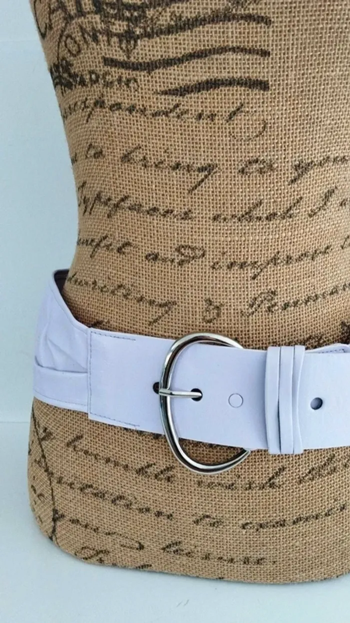 Ceinture souple lilas femme 90 cm - photo numéro 2
