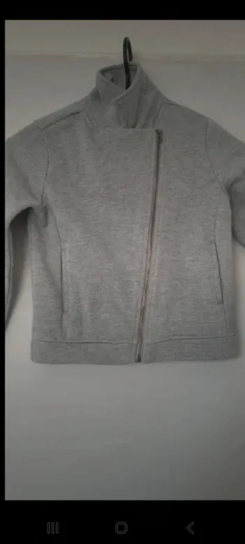 Veste zippée grise 6 ans gémo