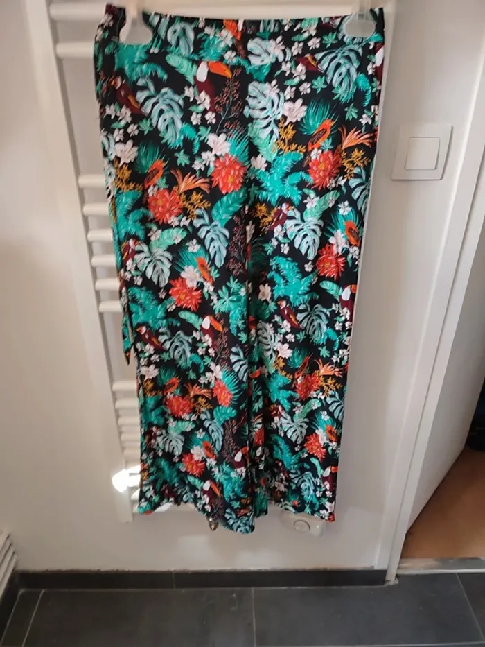 Pantalon palazzo fleuri s/m - photo numéro 6