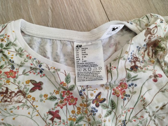 Pyjama Bambi 4 ans 98-104 cm - photo numéro 5