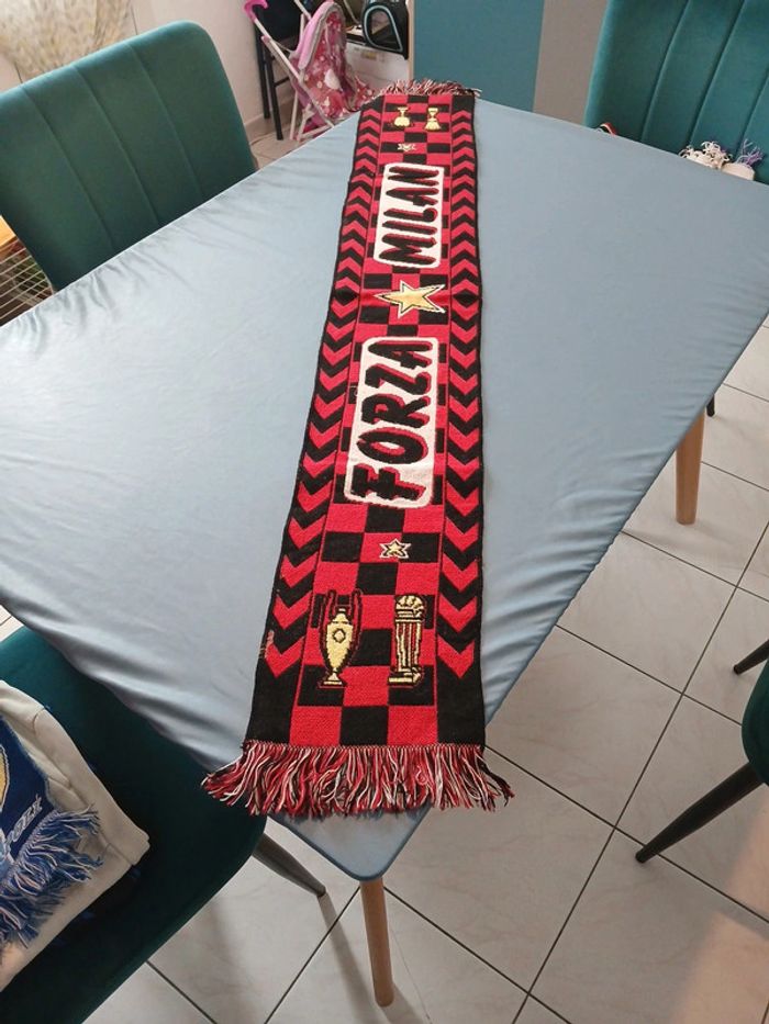 Écharpe foot milan ac Italie italia
