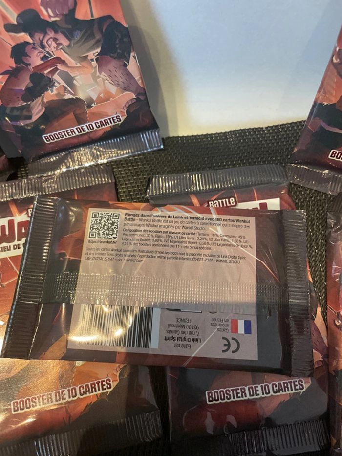 Wankul lot 8 boosters + 1 paquet de 100 sleeves saison 3 FR scellés abysse corp - photo numéro 3