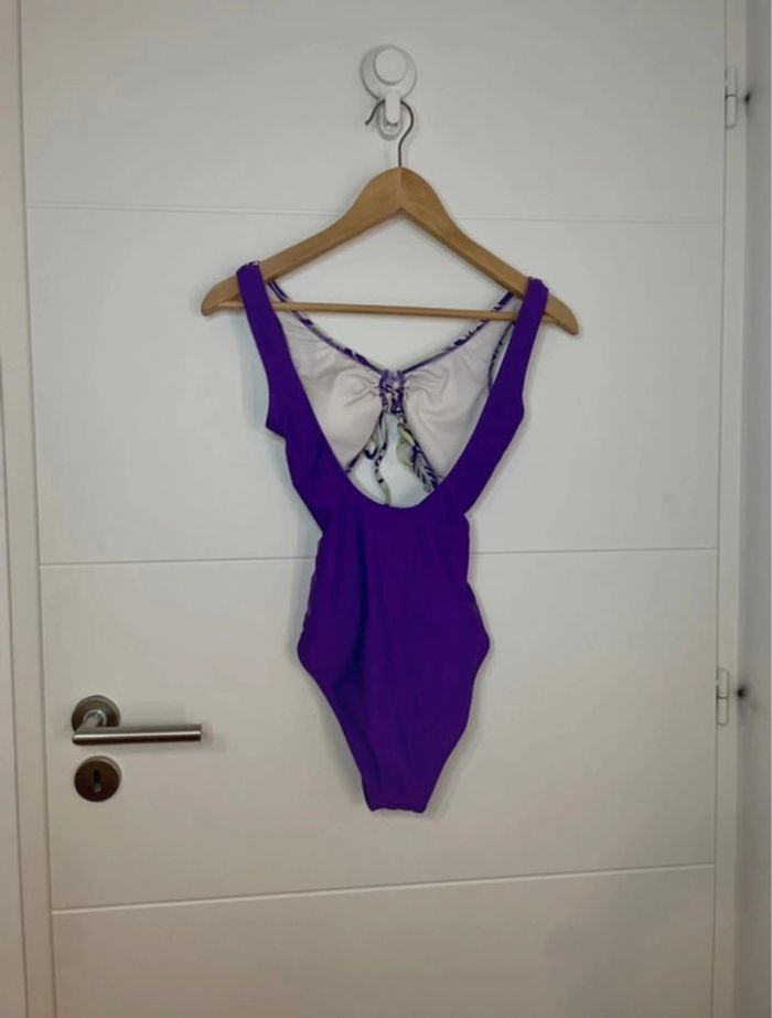 Maillot de bain une pièce violet - photo numéro 3
