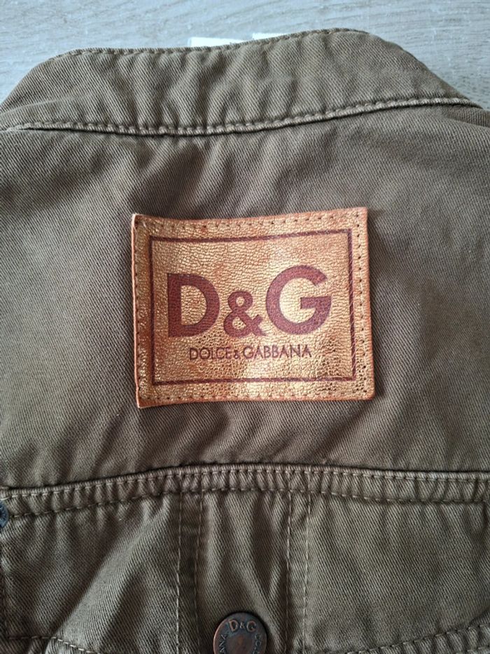Veste Dolce & Gabbana D&G Vintage / Taille M / Marron - photo numéro 4