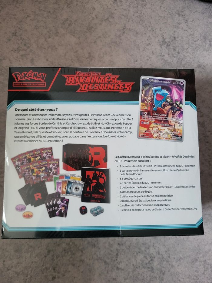 Pokémon Coffret Dresseur d’Élite – Écarlate & Violet : Rivalités Destinées - photo numéro 8