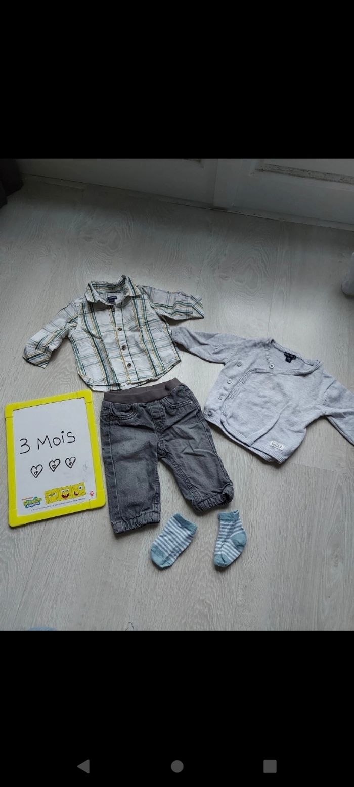 Lot de vêtements bébé garçon 3 mois - photo numéro 8