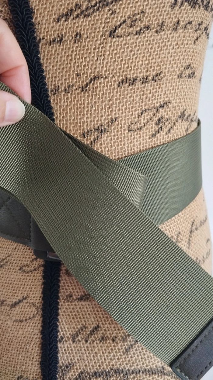 Ceinture verte kaki ajustable - photo numéro 12