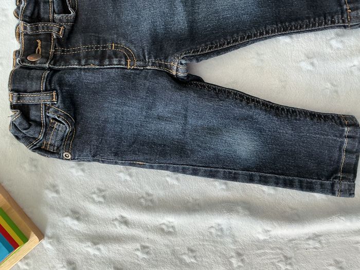 jean slim bleu taille réglable 12 mois boite à malices - photo numéro 6