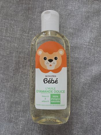 Huile d’amande douce bébé