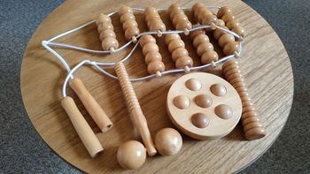 Kit de massage en bois