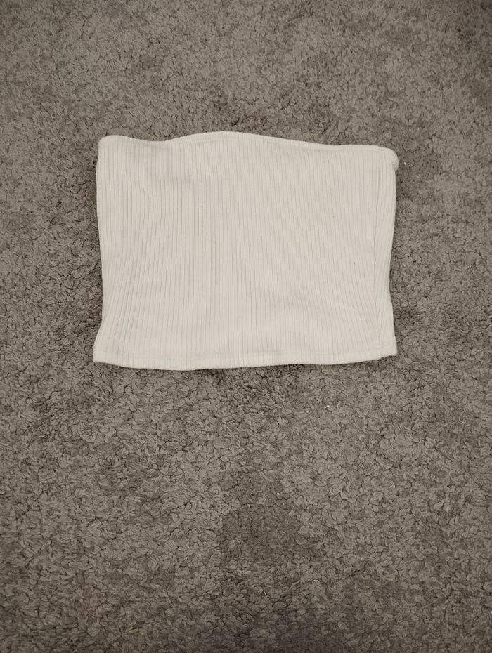 Crop top blanc