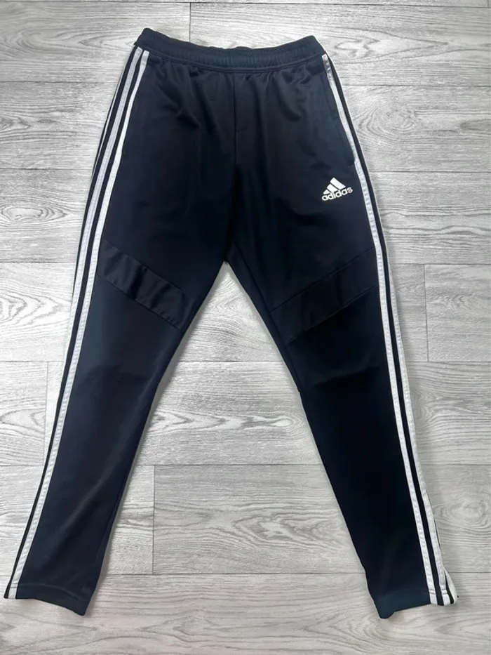 Jogging Adidas homme noir aeroready bandes blanches taille M sport training running - photo numéro 2