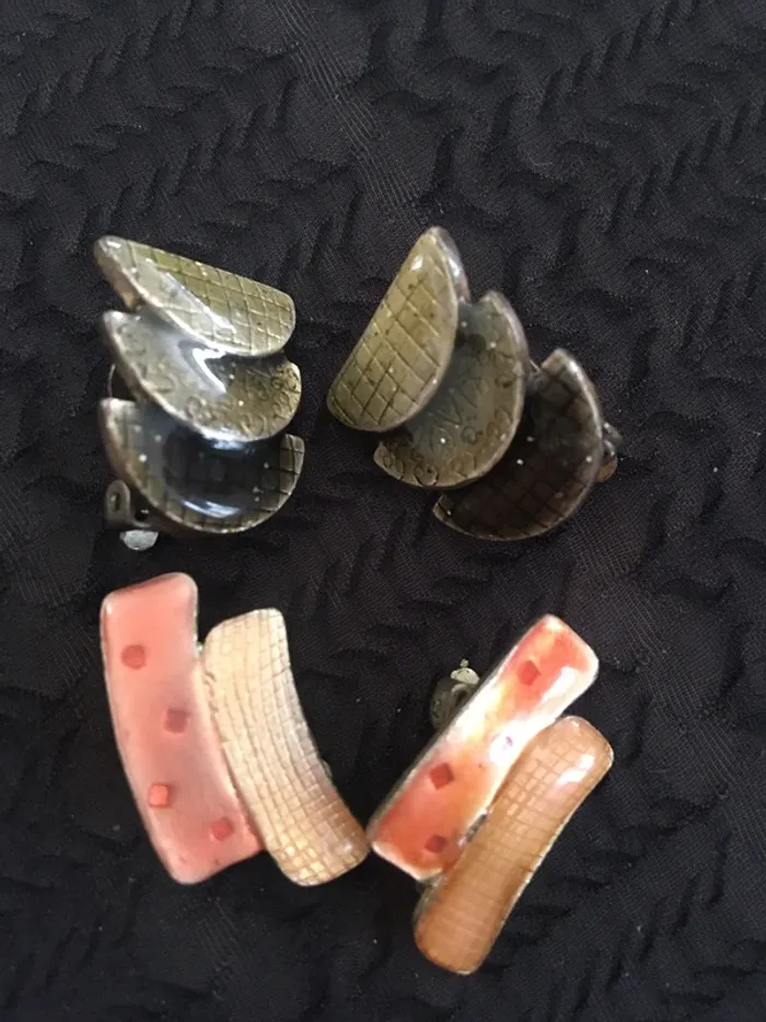 Lot de boucles d’oreilles clip