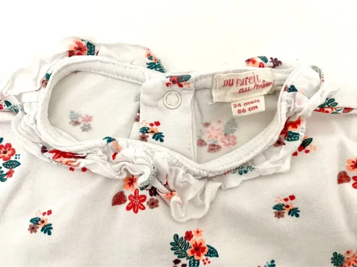 Body manches longues liberty avec col DAPM comme neuf - photo numéro 2