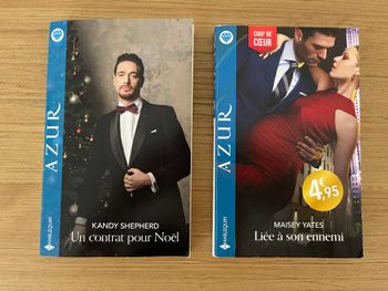 Lot 2 livres collection Azur