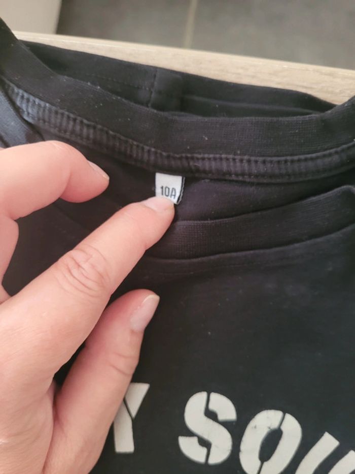 Lot 7 t-shirts manches longues 10 ans - photo numéro 8