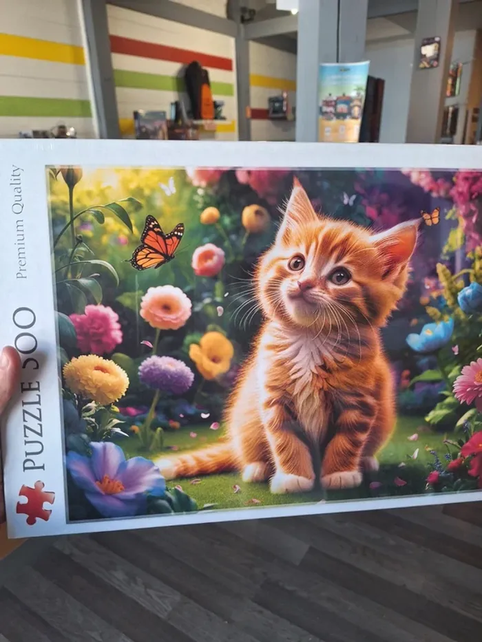 Puzzle 500 pièces : Chaton mignon - Trefl
