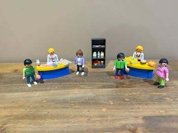 Lot playmobil stands de nourritures 