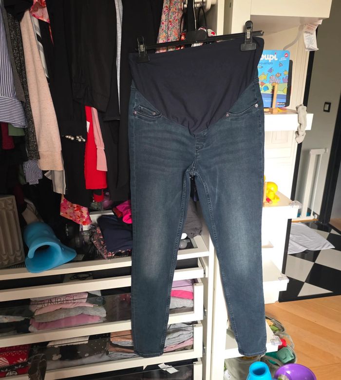 Jeans de grossesse super skinny Mama taille M H&M neuf - photo numéro 4