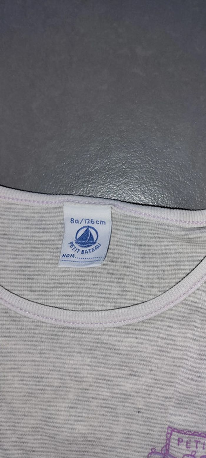 Tee-shirt Petit bateau 8 ans 1€ - photo numéro 2