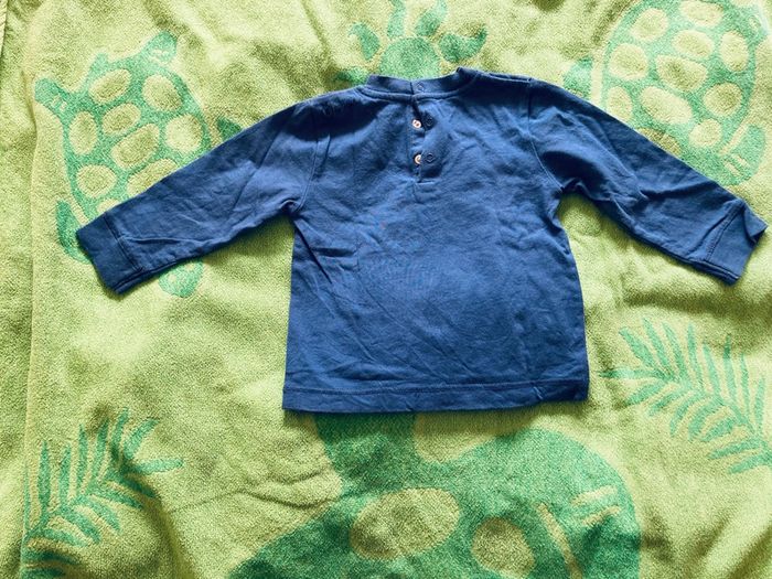 Tee-shirt manches longues kimbaloo 12 mois - photo numéro 3