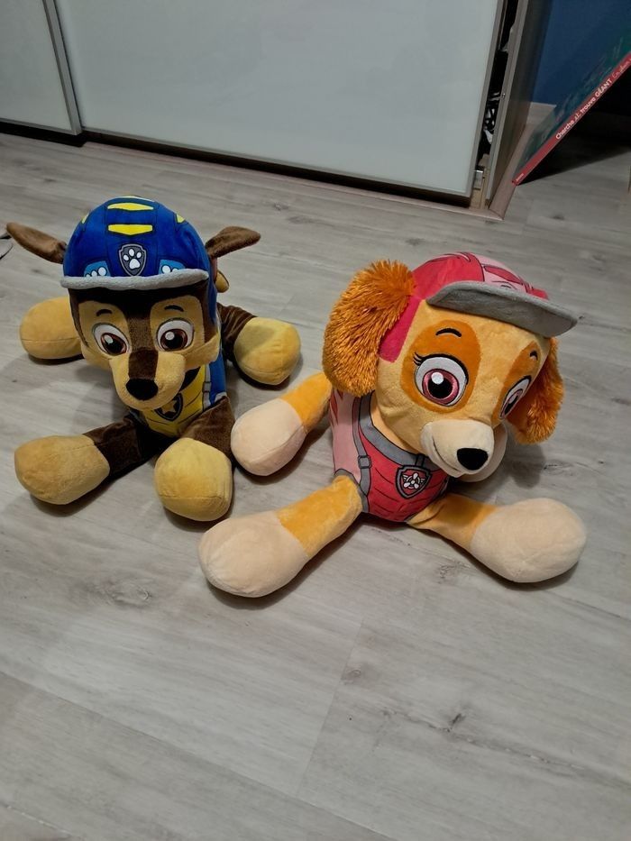 Lot de 5 peluches pat patrouille neuves - photo numéro 3