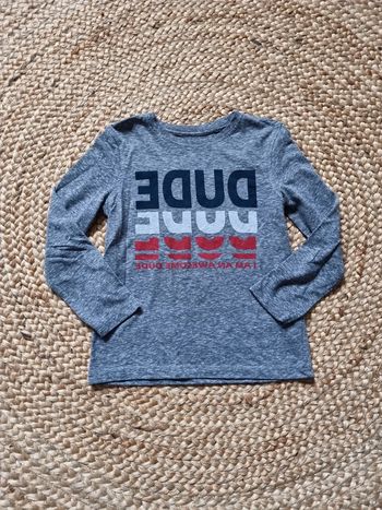 Tee-shirt manches longues in extenso 6ans