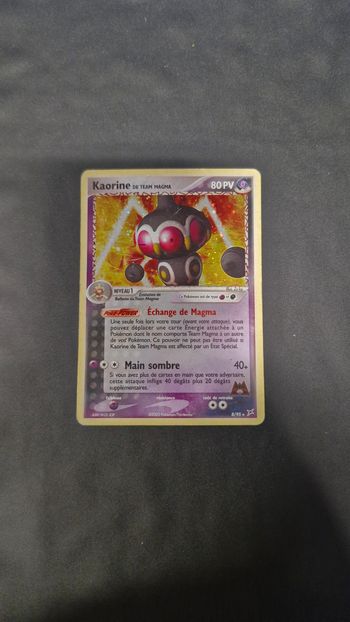 Carte pokemon ancienne holo
