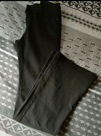 Pantalon noir femme élastique taille 38 pattes d'éléphant My Bestiny