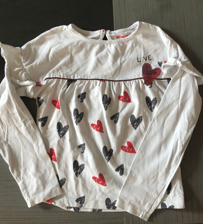 Tee-shirts fille manche longue 6 ans - photo numéro 2