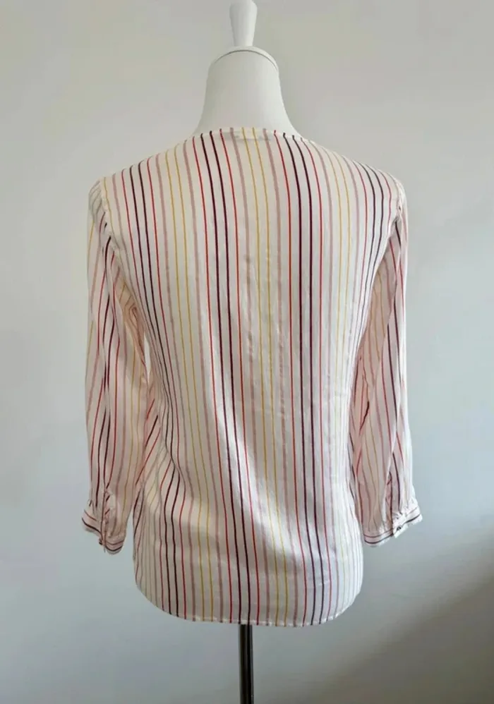 Blouse Pennyback femme lignée taille S parfait état - photo numéro 4