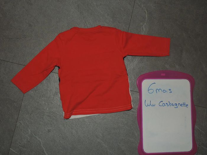 tee shirt lulu castagnette taille 6 mois - photo numéro 2