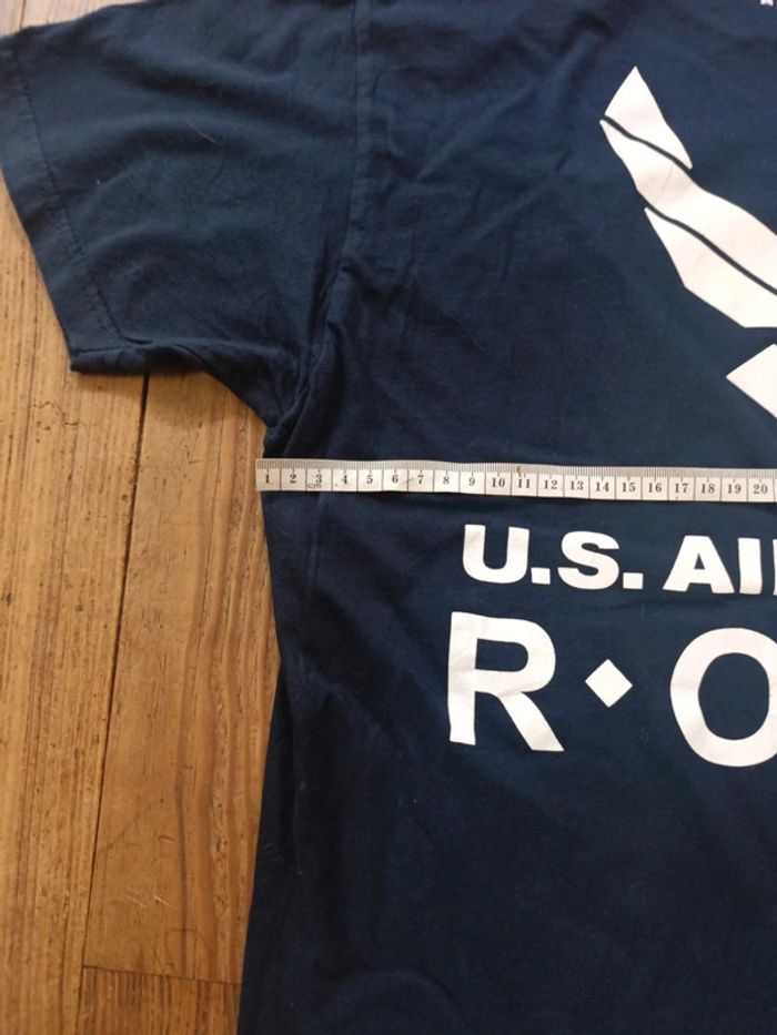 T-shirt vintage universitaire us. Air force bleu Taille M - photo numéro 6