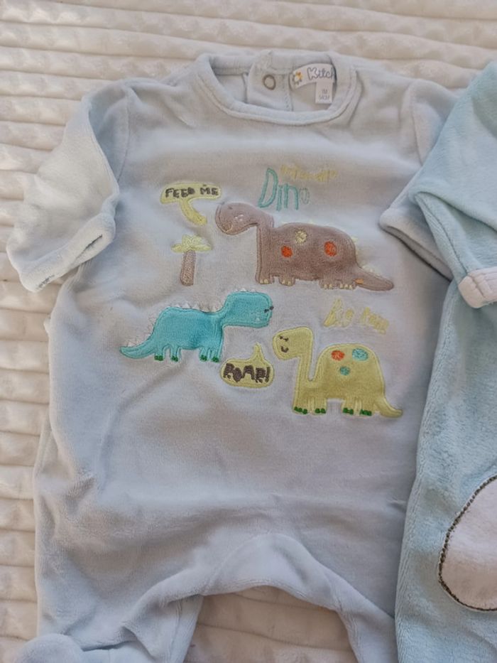 Lot de 2 pyjamas 1 mois - photo numéro 2