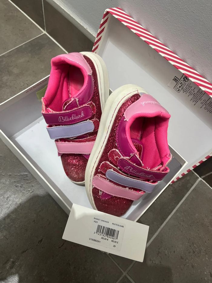 T 29 - baskets scratch rose paillettes billieblush - photo numéro 4